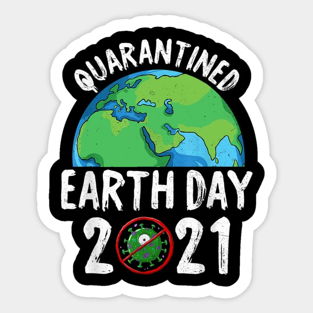 Quarantined Earthday 2021 Sticker by sevalyilmazardal